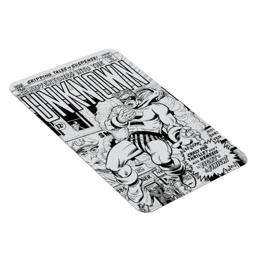 'Adventures into the Unknown' Lite Grey Magnet マグネット (右側)