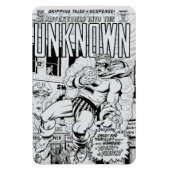'Adventures into the Unknown' Lite Grey Magnet マグネット (縦)