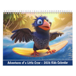Adventures of a Little Crow – 2026 Kids Calendar カレンダー