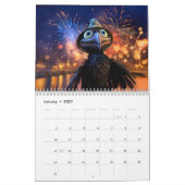Adventures of a Little Crow – 2026 Kids Calendar カレンダー (1月 2027)