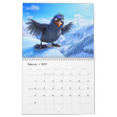 Adventures of a Little Crow – 2026 Kids Calendar カレンダー (2月 2027)