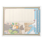 Adventures To Doリストのメモカスタム帳 ノートパッド (正面)