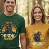 Adventurous Airedale Hiker Wilderness Explorer Tシャツ