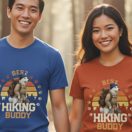 Adventurous Akita Hiker Wilderness Explorer Tシャツ