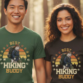 Adventurous American Bulldog Hiker Wilderness Tシャツ