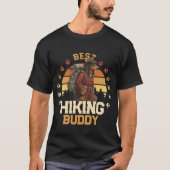 Adventurous American Foxhound Hiker Wilderness Tシャツ (正面)