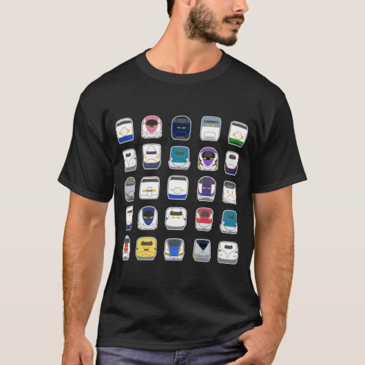 Adventurous Bullet Trains Collection Tシャツ (正面)