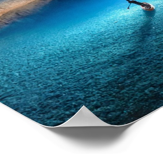 Adventurous Explorer in Grand Underground Cavern ポスター (角)