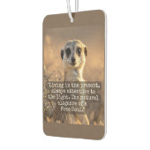 Adventurous Meerkat Living カーエアーフレッシュナー (左)