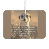 Adventurous Meerkat Living カーエアーフレッシュナー (裏面)