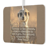 Adventurous Meerkat Living カーエアーフレッシュナー (左)