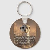 Adventurous Meerkat Living キーホルダー (裏面)