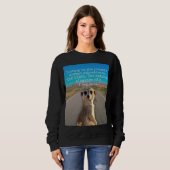 Adventurous Meerkat Living スウェットシャツ (正面フル)