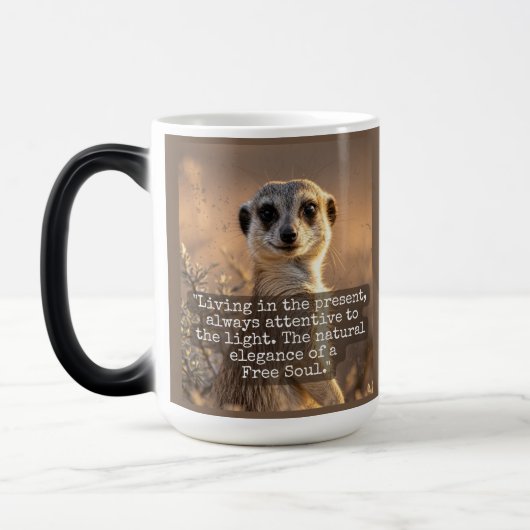 Adventurous Meerkat Living モーフィングマグカップ (左)