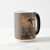 Adventurous Meerkat Living モーフィングマグカップ (正面右)