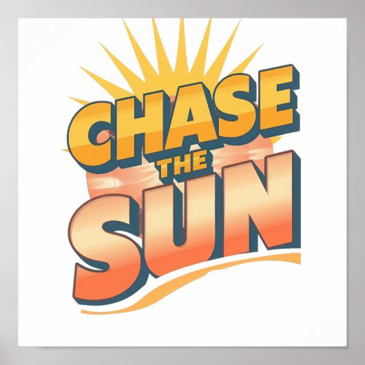 Adventurous Travel and Sunshine Slogan ポスター (正面)