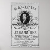 Advertisement for 'Les Danaides' ポスター (正面)