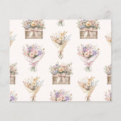 Advice and wishes Off the market Boho Bridal Card (裏面)