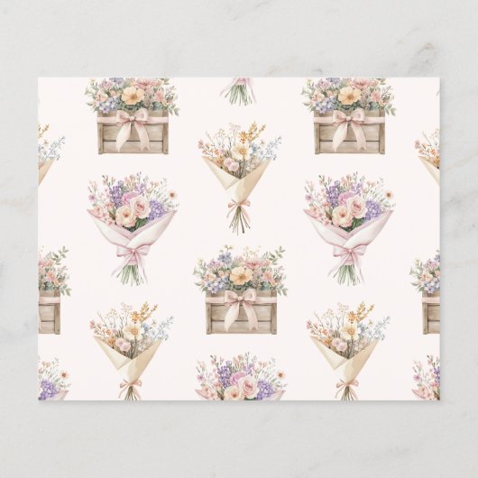 Advice and wishes Off the market Boho Bridal Card (裏面)