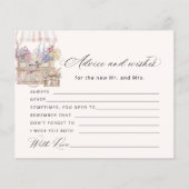 Advice and wishes Off the market Boho Bridal Card (正面)