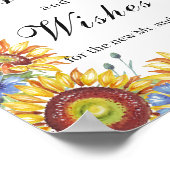 Advice and Wishes Poster Sign ポスター (角)