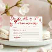 Advice and wishes Thats Amore Italian Bridal Card