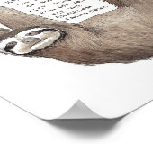 Advice from a sloth art  ポスター (角)