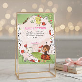 Advice Station Sign | Ladybug Garden Baby Shower 招待状
