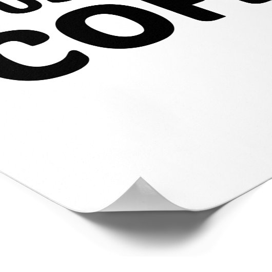 ADVISOR INSTANT JUST ADD COFFEE ポスター (角)