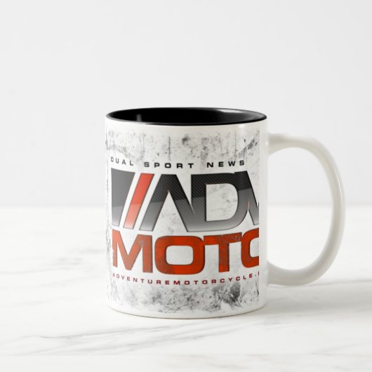 ADVMotoの雑誌のコーヒー・マグ ツートーンマグカップ (右)