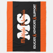 Advocateサポートの教育…MS フリースブランケット (正面)