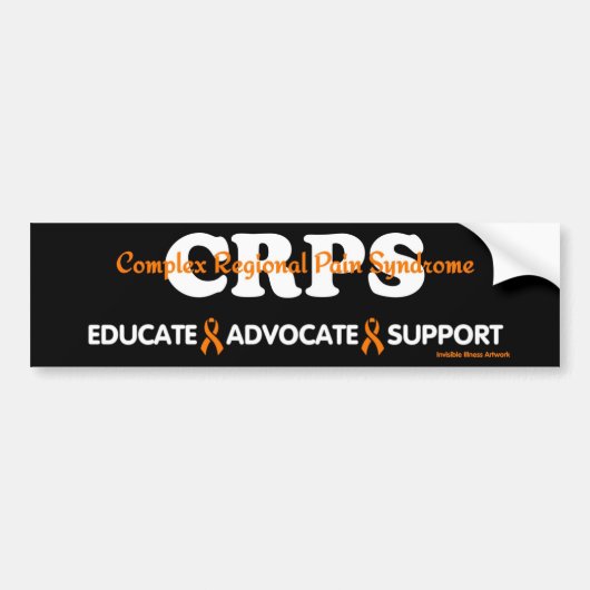 ADVOCATEサポートの教育…RSD/CRPS バンパーステッカー (正面)