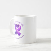 Advocate. Educate. Empower.| Epilepsy Awareness コーヒーマグカップ (正面左)