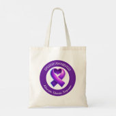 Advocate. Educate. Empower.| Epilepsy Awareness トートバッグ (裏面)