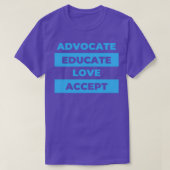 Advocate Love Accept 4 Tシャツ (デザイン正面)