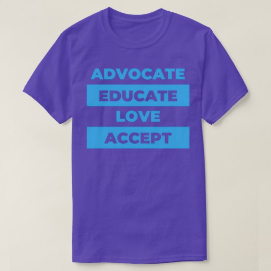 Advocate Love Accept 4 Tシャツ (デザイン正面)