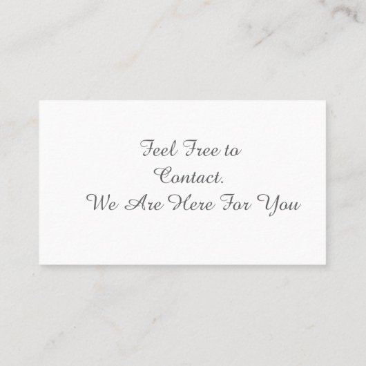 Advocate Standard, 3.5" x 2.0" Business Card 名刺 (裏面)