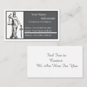 Advocate Standard, 3.5" x 2.0" Business Card 名刺 (正面/裏面)