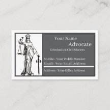 Advocate Standard, 3.5" x 2.0" Business Card