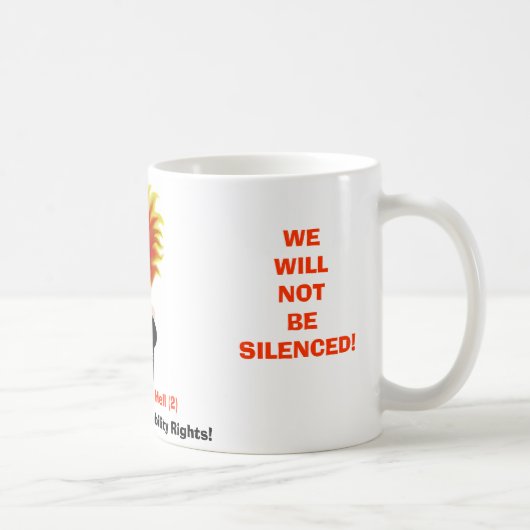 AdvocatingForDisabilityRightsのマグ コーヒーマグカップ (右)