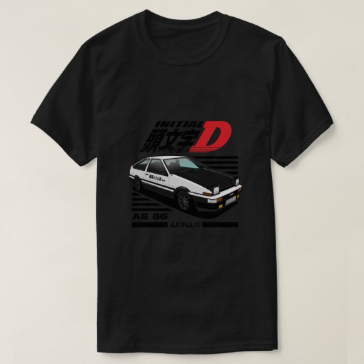 AE86イニシャルDエッセンシャルTシャツ Tシャツ (デザイン正面)