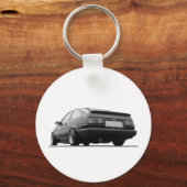 AE86白黒 キーホルダー (正面)