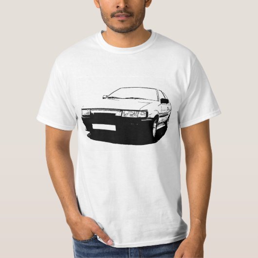 AE86花冠GTのクーペ Tシャツ (正面)