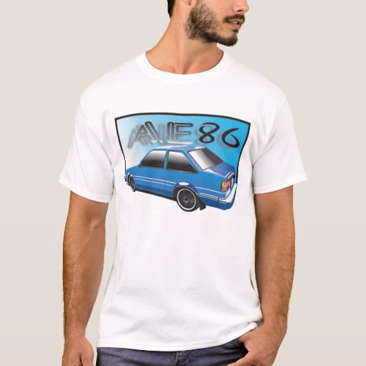 AE86青 Tシャツ (正面)
