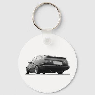 AE86黒及び白 キーホルダー