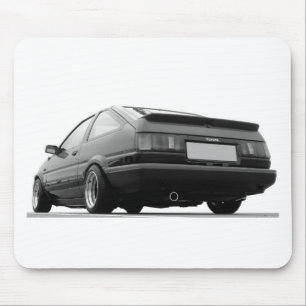 ae86 hachiの花冠のトヨタの短距離走者のtrueno マウスパッド