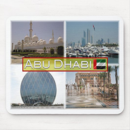 AE 統一された Arab Emirates – アブダビ – アルダー – マウスパッド (正面)
