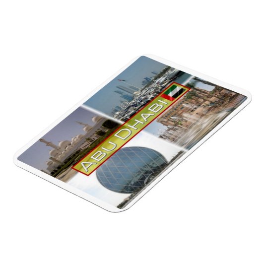 AE 統一された Arab Emirqted – アブダビ –  マグネット (左側)