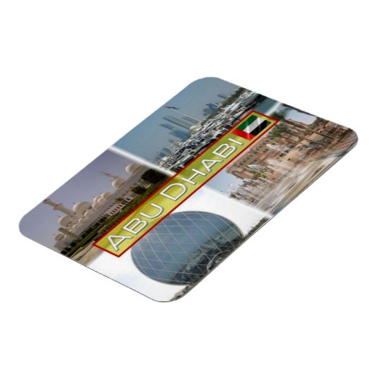 AE 統一された Arab Emirqted – アブダビ –  マグネット (左側)