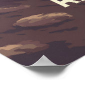 Ae Forest Mountain Biking Travel Poster ポスター (角)